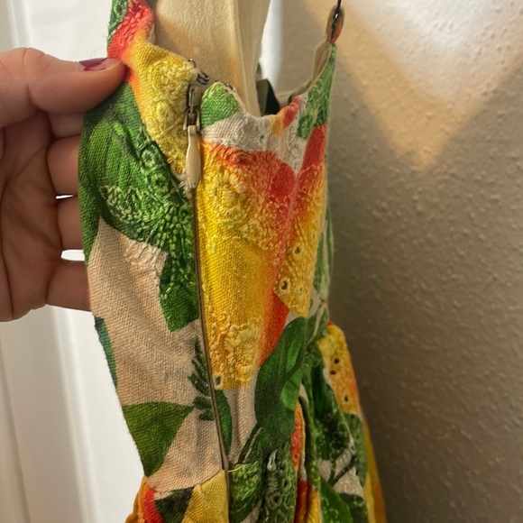 Farm Rio Eyelet Oranges Dress Size XS - Picture 16 of 16